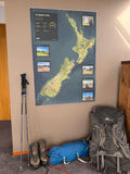 Personalised Te Araroa Trail Map